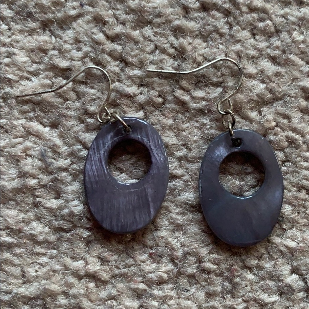 Grey earrings